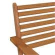 vidaXL Patio Chairs 2 pcs Solid Acacia Wood