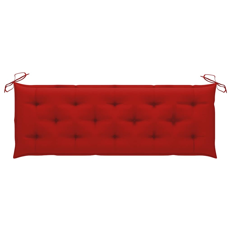vidaXL 3-Seater Patio Bench with Cushion 59.1