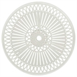 vidaXL 3 Piece Bistro Set Cast Aluminum White
