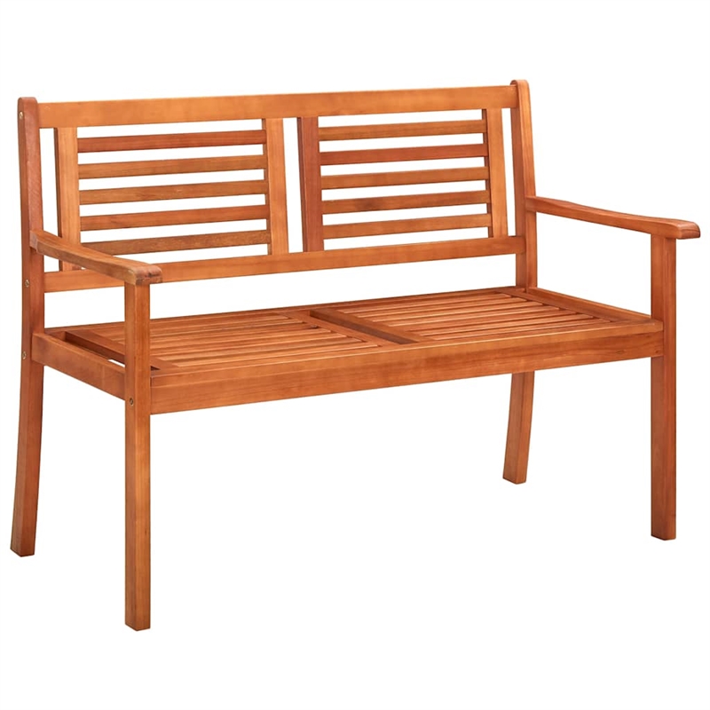 vidaXL 2-Seater Patio Bench with Cushion 44.1