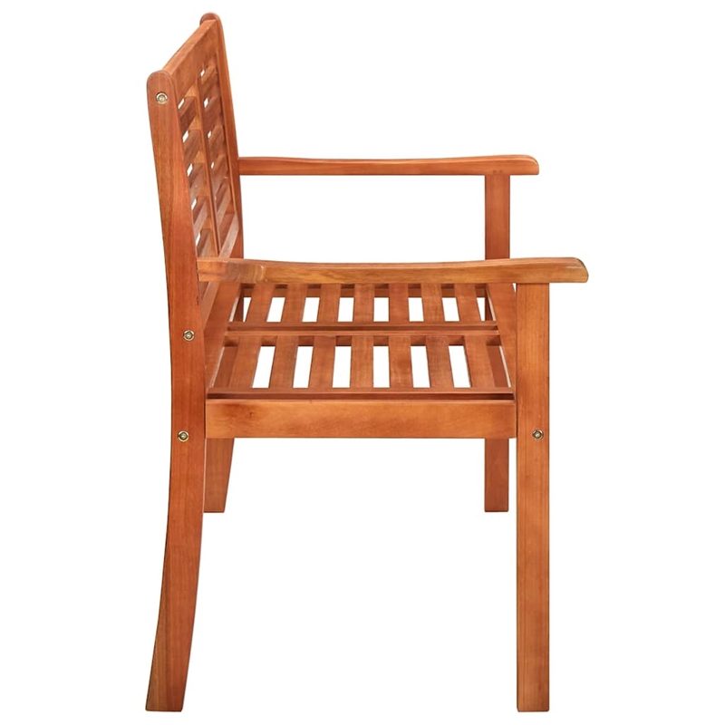 vidaXL 2-Seater Patio Bench with Cushion 44.1