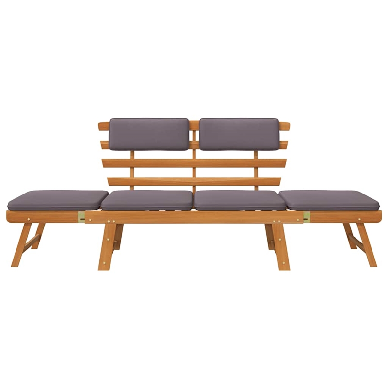 vidaXL 2-in-1 Patio Daybed with Cushion 74.8