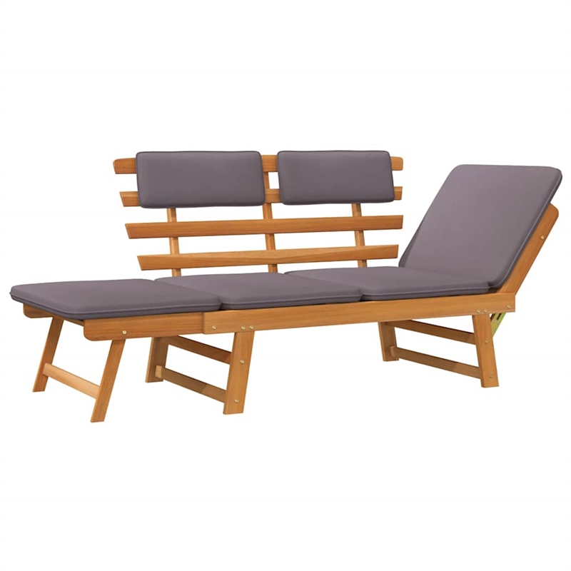 vidaXL 2-in-1 Patio Daybed with Cushion 74.8