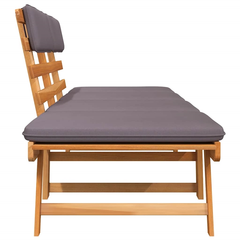 vidaXL 2-in-1 Patio Daybed with Cushion 74.8