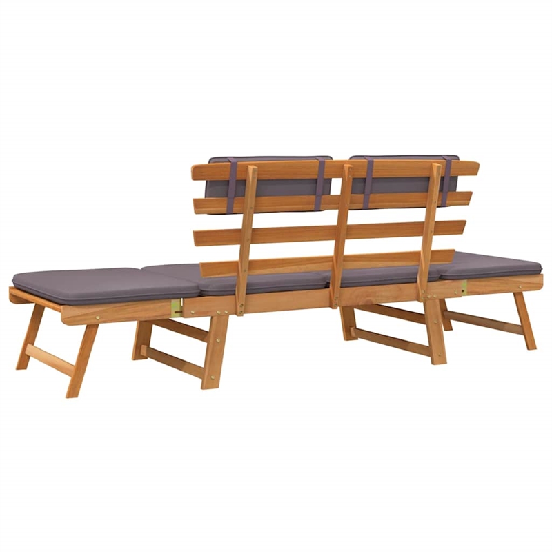 vidaXL 2-in-1 Patio Daybed with Cushion 74.8