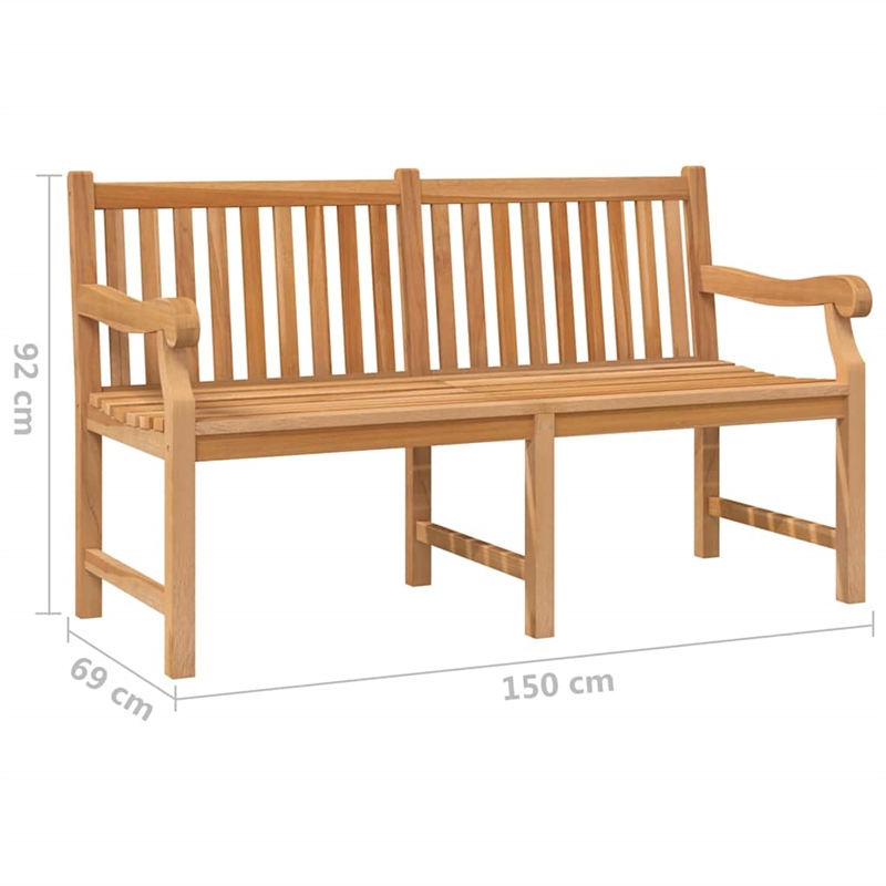 vidaXL Patio Bench 59.1