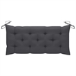 vidaXL Patio Bench with Cushion 47.2