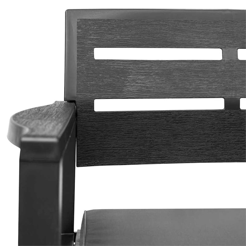 vidaXL 2-Seater Patio Bench with Cushions 52.4