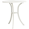 vidaXL 3 Piece Bistro Set Cast Aluminum White