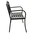 vidaXL Patio Bench with a Table 49.2