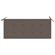 vidaXL Stacking Patio Bench with Cushion 50.6