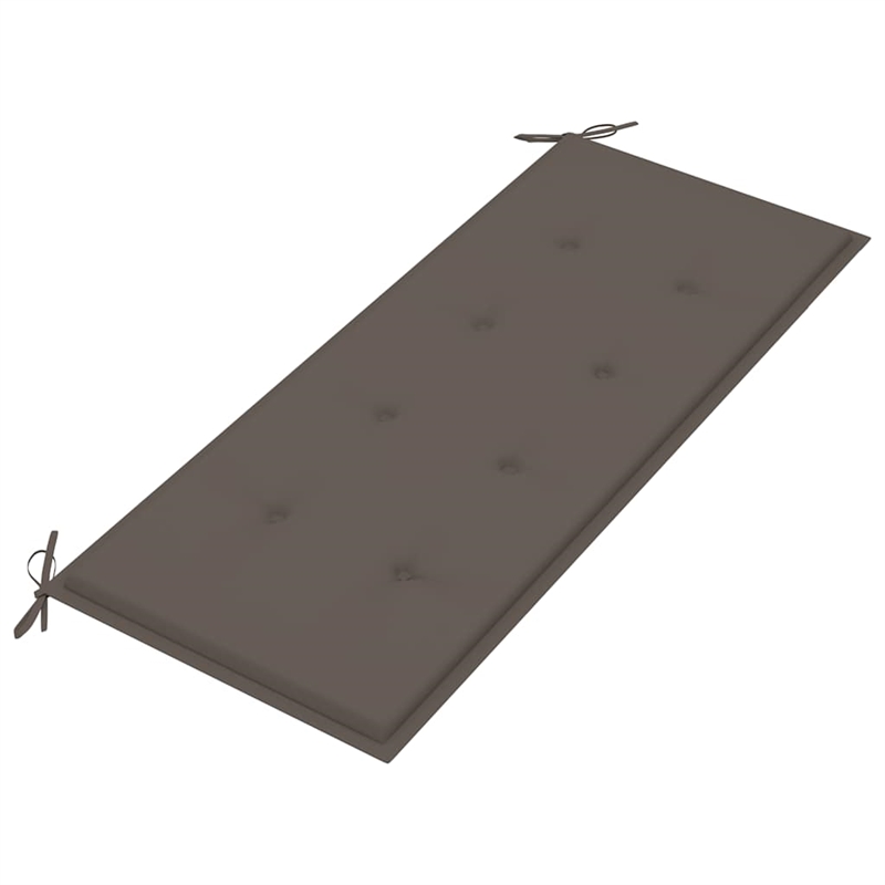 vidaXL Stacking Patio Bench with Cushion 50.6
