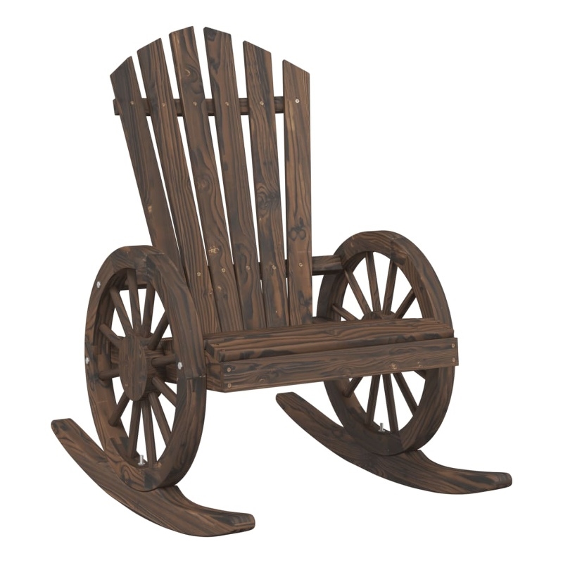vidaXL Rocking Adirondack Chair Solid Wood Fir