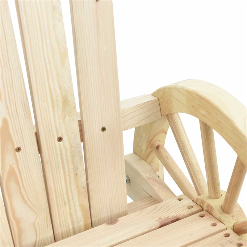 vidaXL Patio Adirondack Chairs 2 pcs Solid Wood Fir