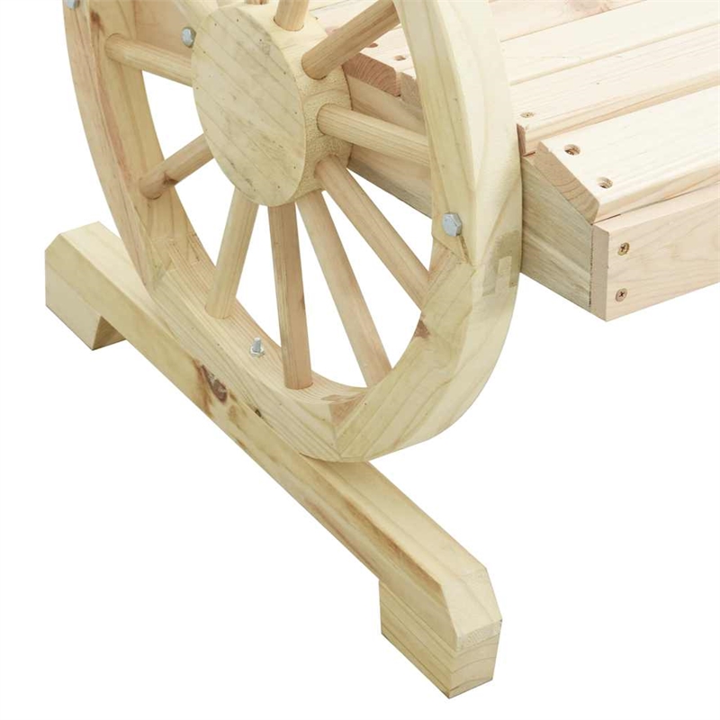 vidaXL Patio Adirondack Chairs 2 pcs Solid Wood Fir