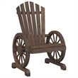vidaXL Patio Adirondack Chairs 2 pcs Solid Wood Fir