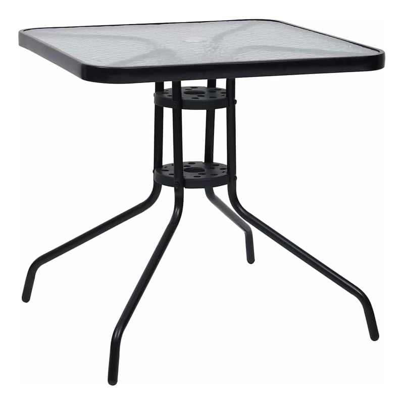 vidaXL Patio Table Black 27.6