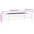 vidaXL Patio Coffee Table 39.4