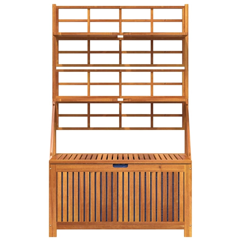 vidaXL Storage Box with Trellis 39