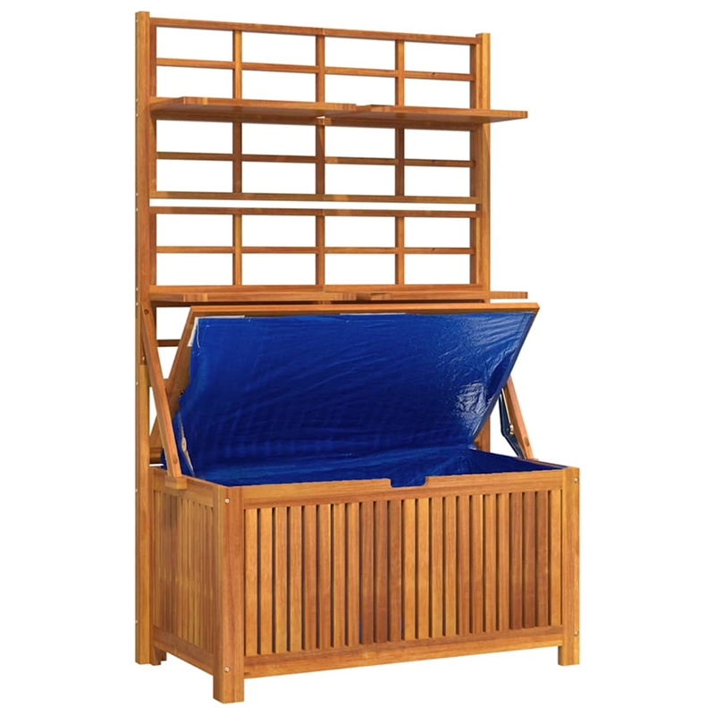 vidaXL Storage Box with Trellis 39