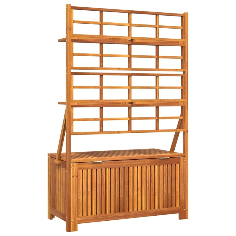vidaXL Storage Box with Trellis 39