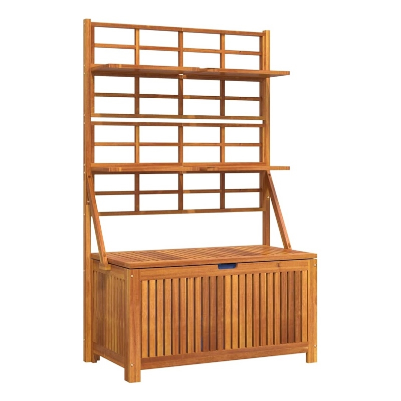 vidaXL Storage Box with Trellis 39