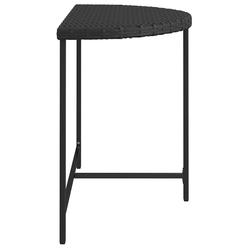 vidaXL Patio Table Black 39.4