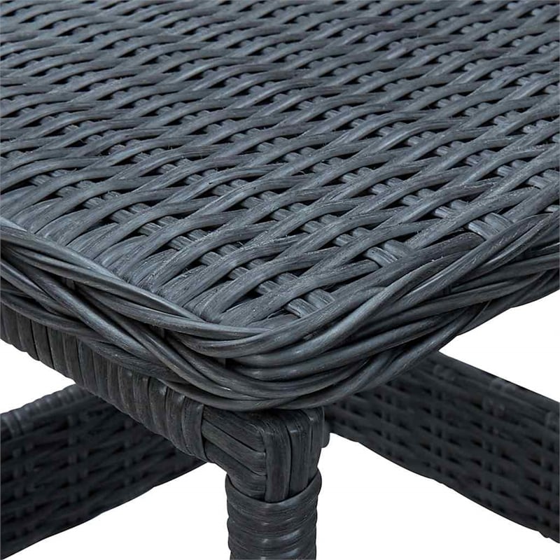vidaXL Patio Table Dark Gray 17.7