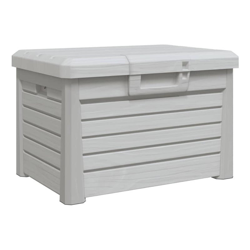 vidaXL Outdoor Cushion Box Grey 73x50.5x46.5 cm Polypropylene