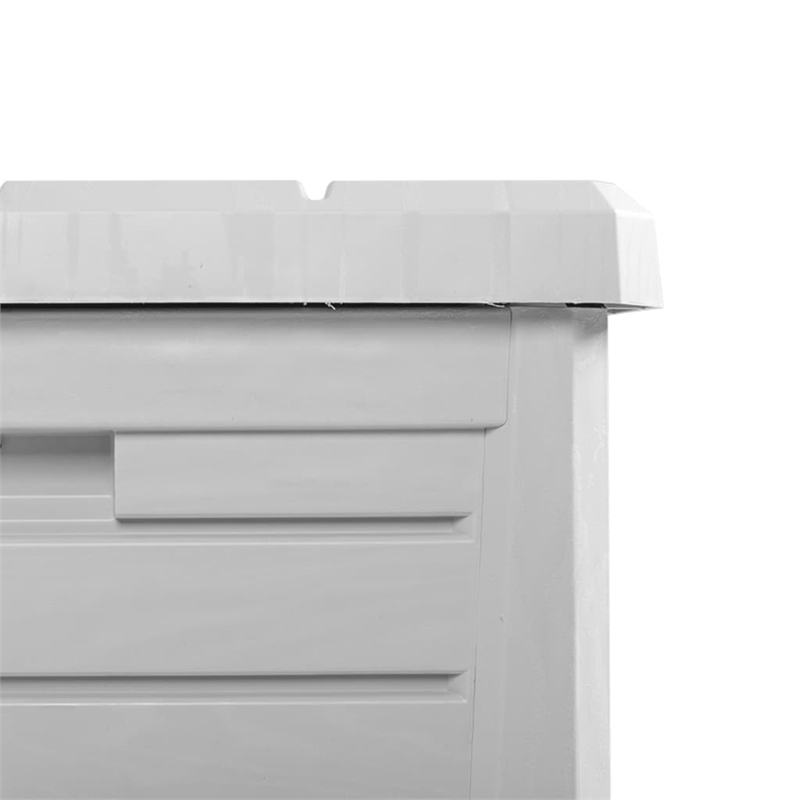vidaXL Outdoor Cushion Box Grey 73x50.5x46.5 cm Polypropylene