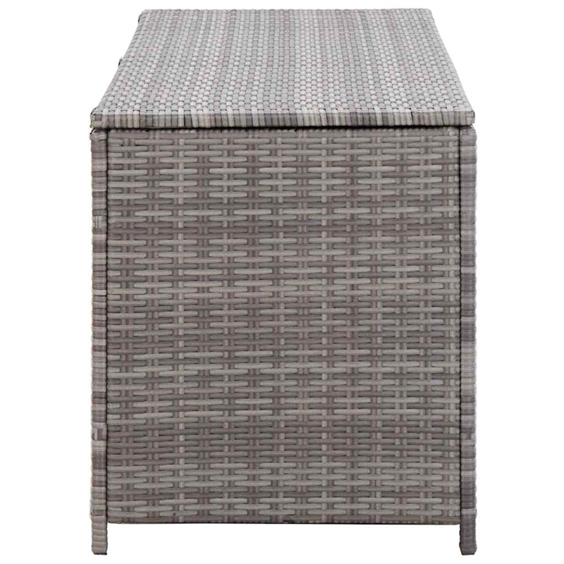 vidaXL Patio Storage Box Gray 59.1