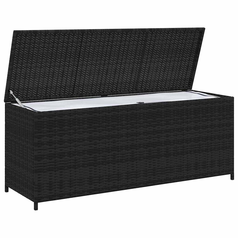vidaXL Patio Storage Box Black 59