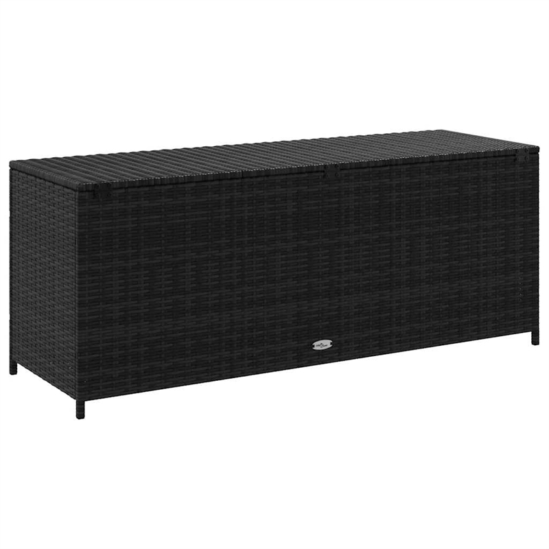 vidaXL Patio Storage Box Black 59