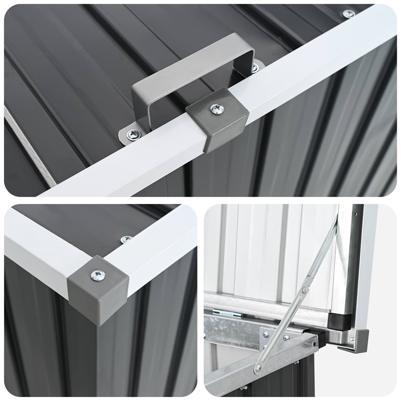 vidaXL Patio Storage Box Anthracite 58.7