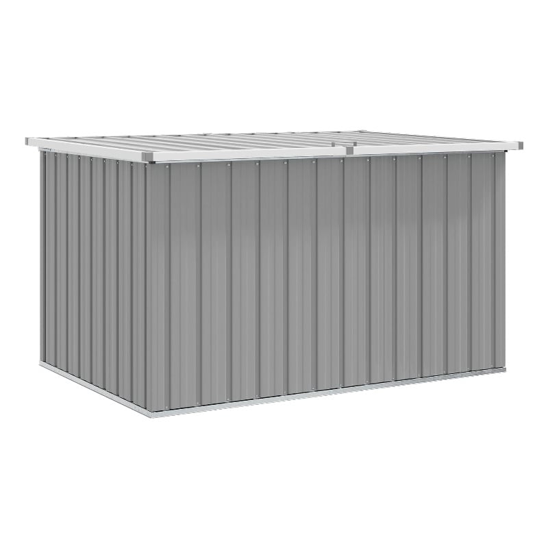 vidaXL Patio Storage Box Gray 58.7