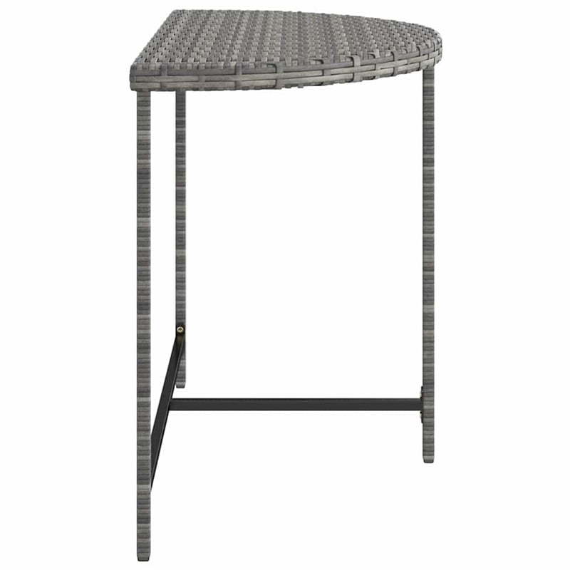 vidaXL Patio Table Gray 39.4