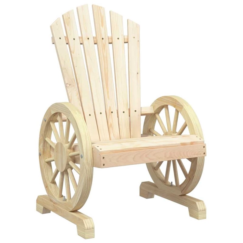 vidaXL Patio Adirondack Chairs 4 pcs Solid Wood Fir