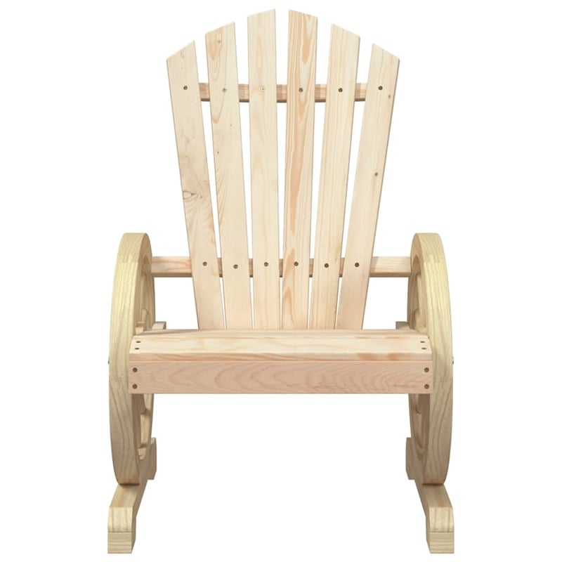 vidaXL Patio Adirondack Chairs 4 pcs Solid Wood Fir