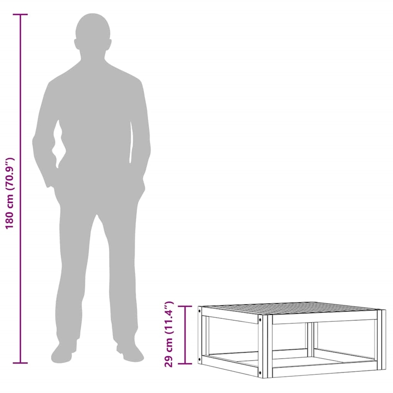 vidaXL Coffee Table 26.7