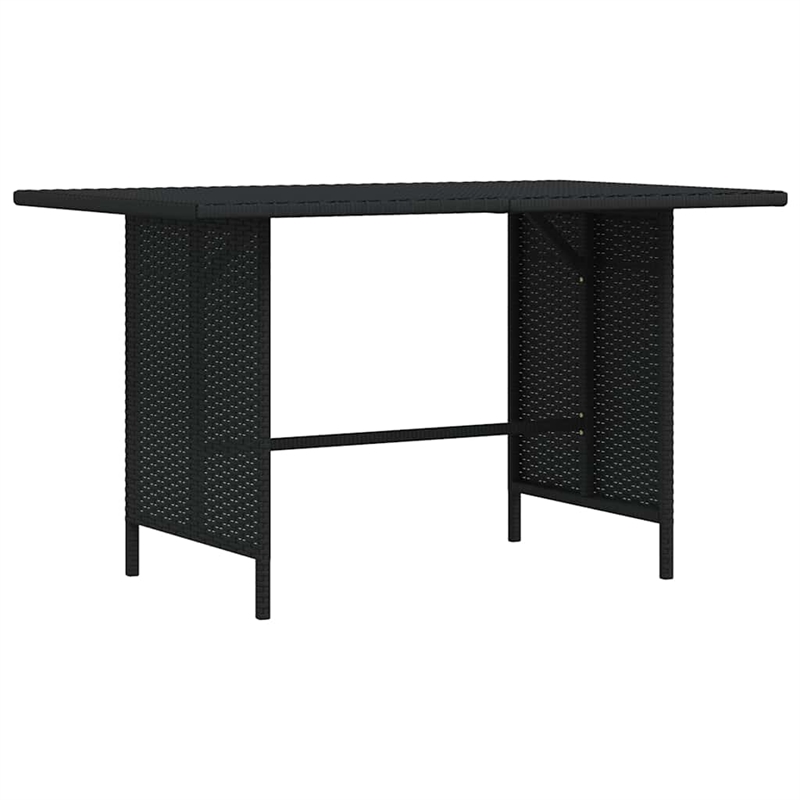 vidaXL Patio Dining Table Black 43.3
