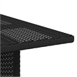 vidaXL Patio Dining Table Black 43.3