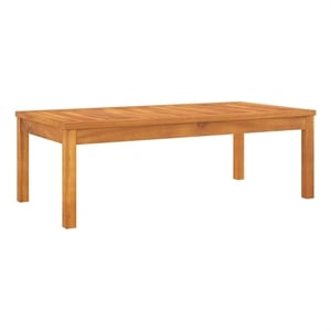 vidaXL Coffee Table 39.4&quotx19.7&quotx13&quot Solid Acacia Wood