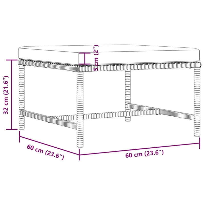 vidaxl 3 piece patio sofa set with cushions gray poly rattan