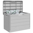 vidaXL Outdoor Cushion Box Grey 77.5x44.5x53 cm Polypropylene