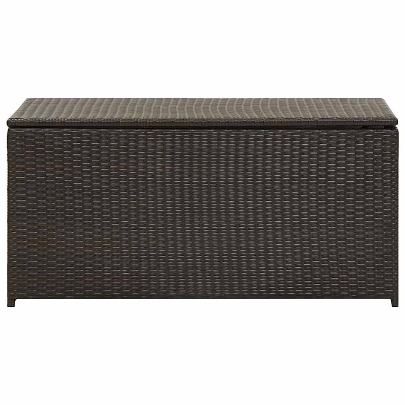 vidaXL Patio Storage Box Poly Rattan 39.3