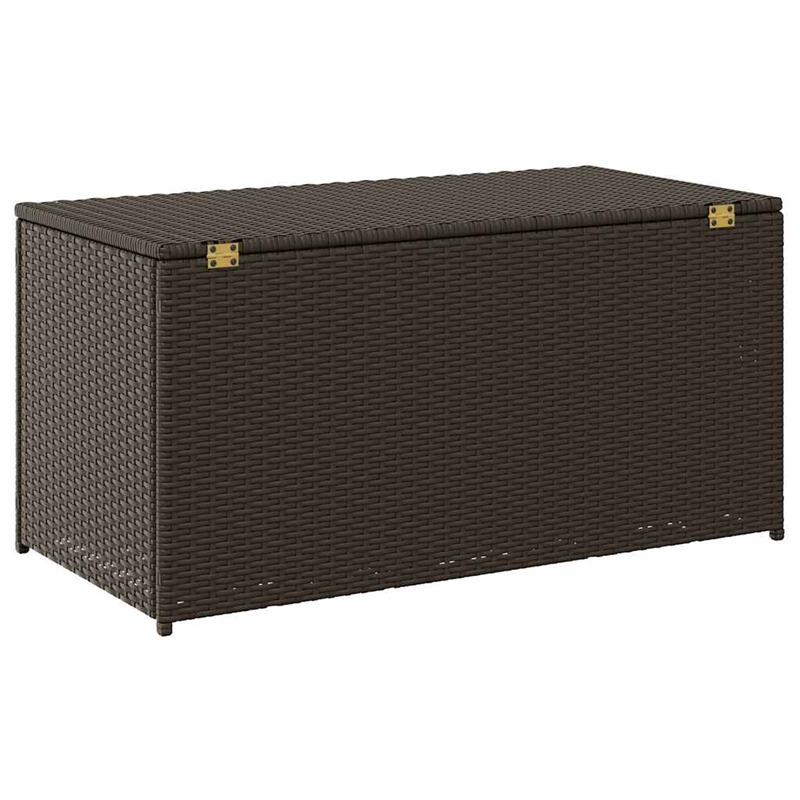 vidaXL Patio Storage Box Poly Rattan 39.3