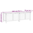 vidaXL Patio Storage Box 78.1