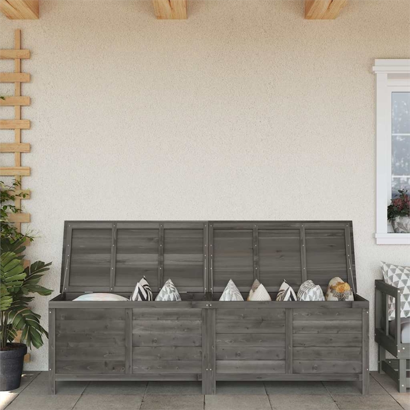 vidaXL Patio Storage Box Anthracite 78.1