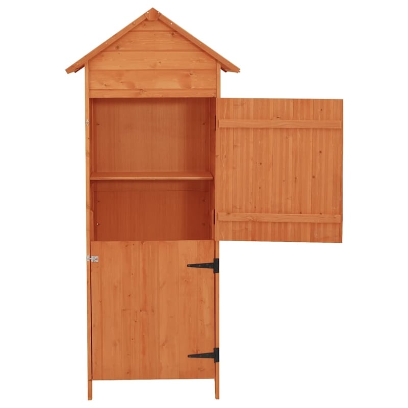 vidaXL Patio Storage Cabinet Brown 16.7
