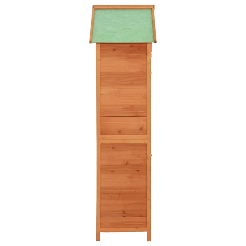vidaXL Patio Storage Cabinet Brown 16.7